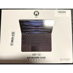 HOU Keyboard Case in Black Model: MF-12 Brand New For Ipad Pro 3rd, 4th, 5th Gen